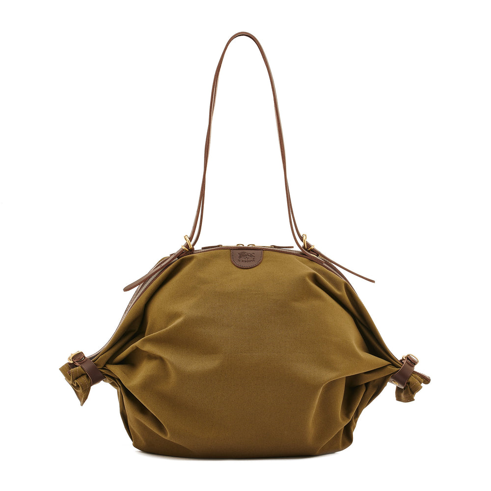 Caramella  | Women's shoulder bag in fabric color green