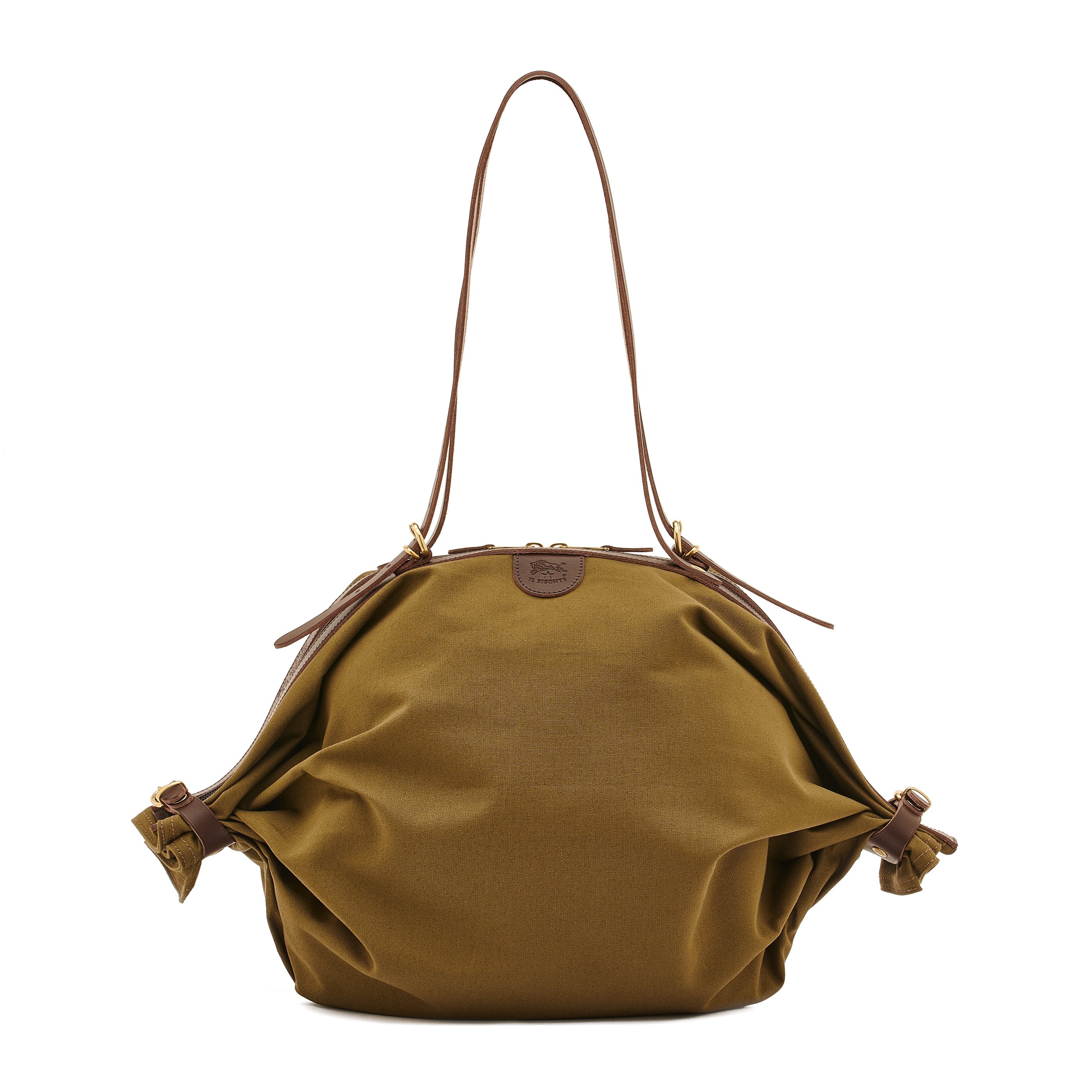 Caramella  | Women's shoulder bag in fabric color green
