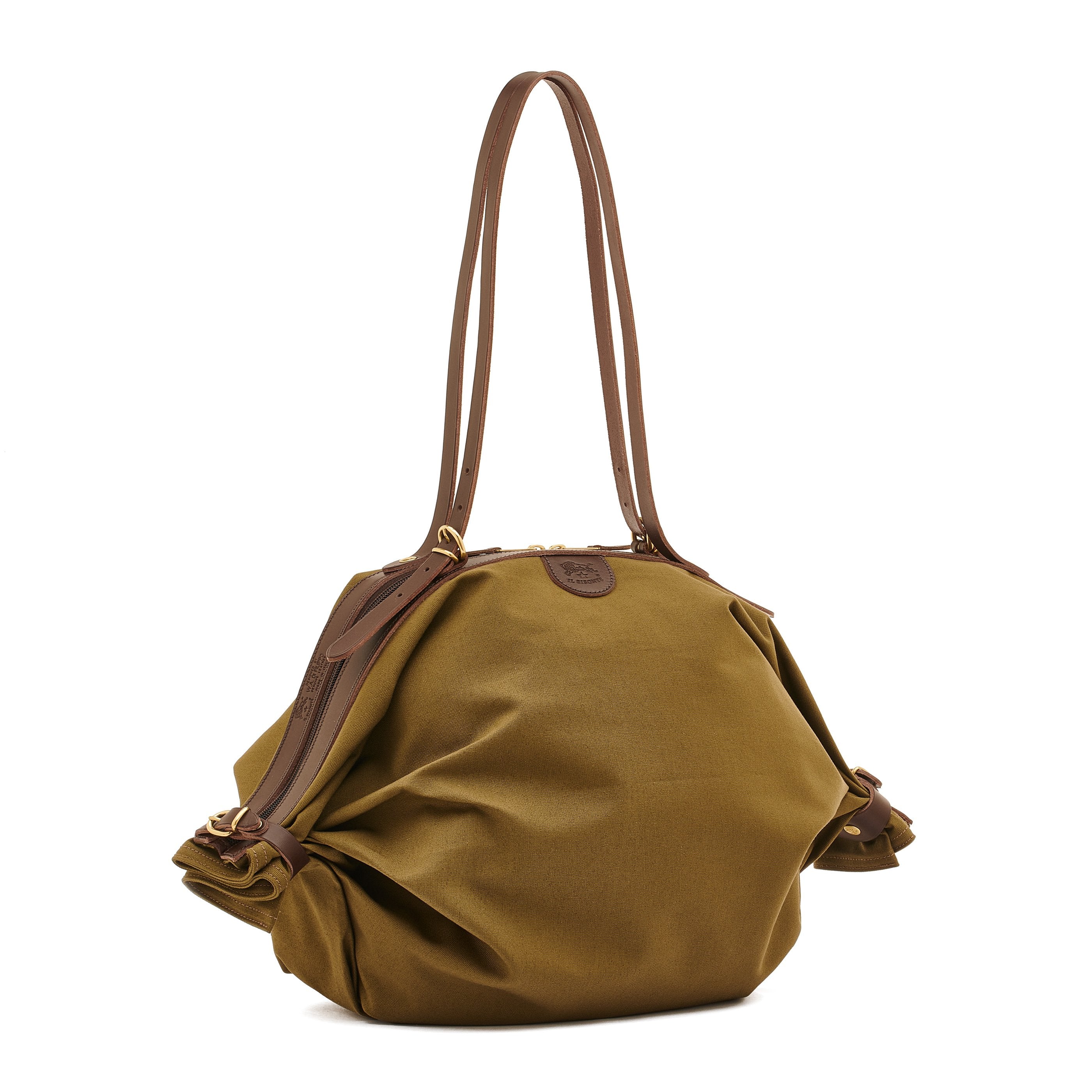 Caramella  | Women's shoulder bag in fabric color green
