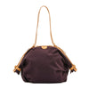Caramella  | Borsa a spalla da donna in tessuto colore blu/naturale