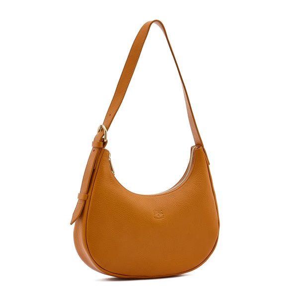 Belcanto | Women's shoulder bag in leather color honey