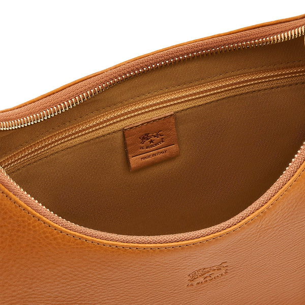 Belcanto | Women's shoulder bag in leather color honey