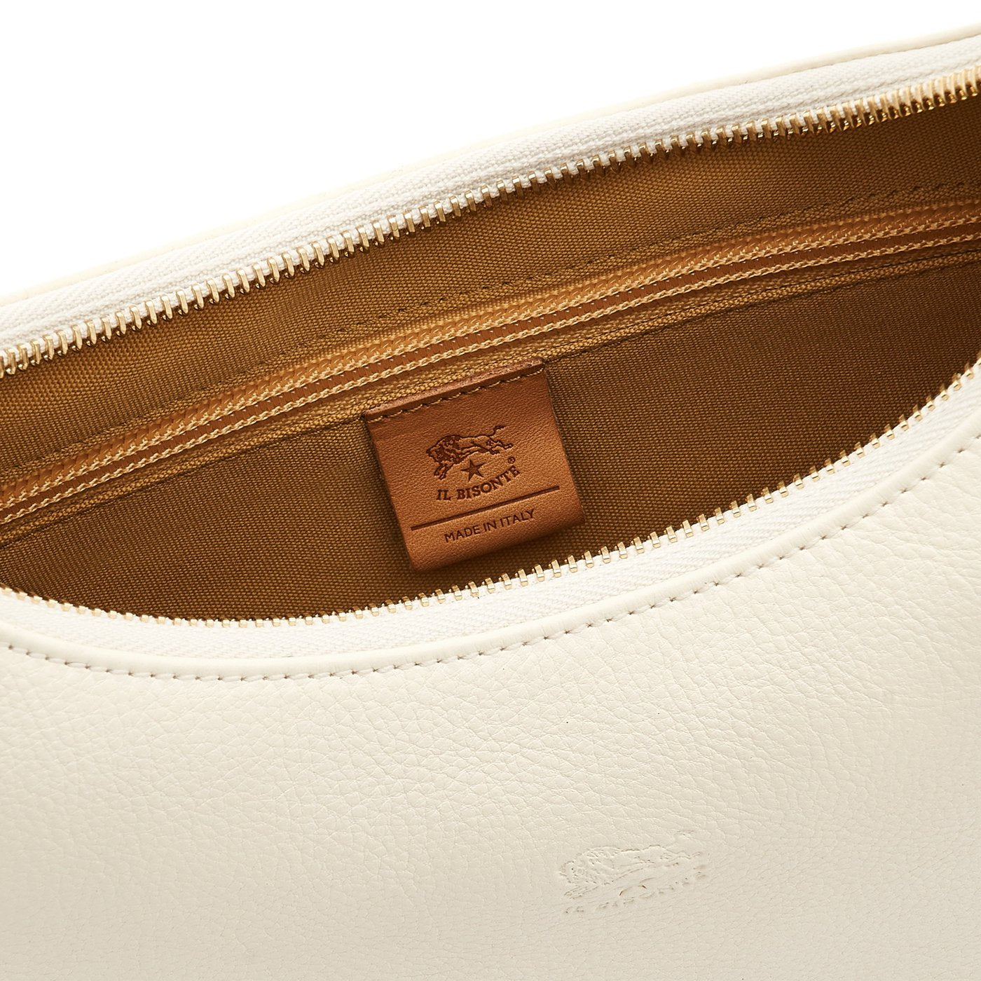 Belcanto | Borsa a spalla da donna in pelle colore latte