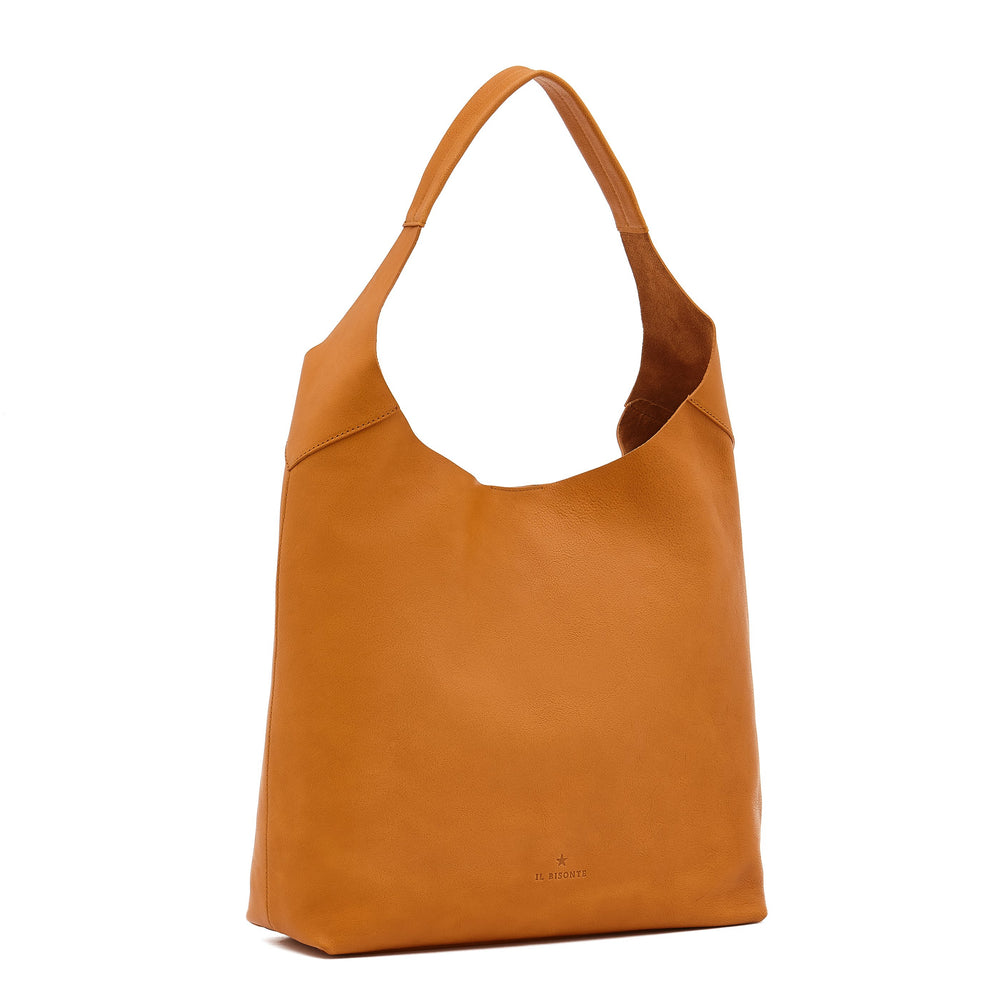 Le laudi | Women's shoulder bag in vintage leather color natural