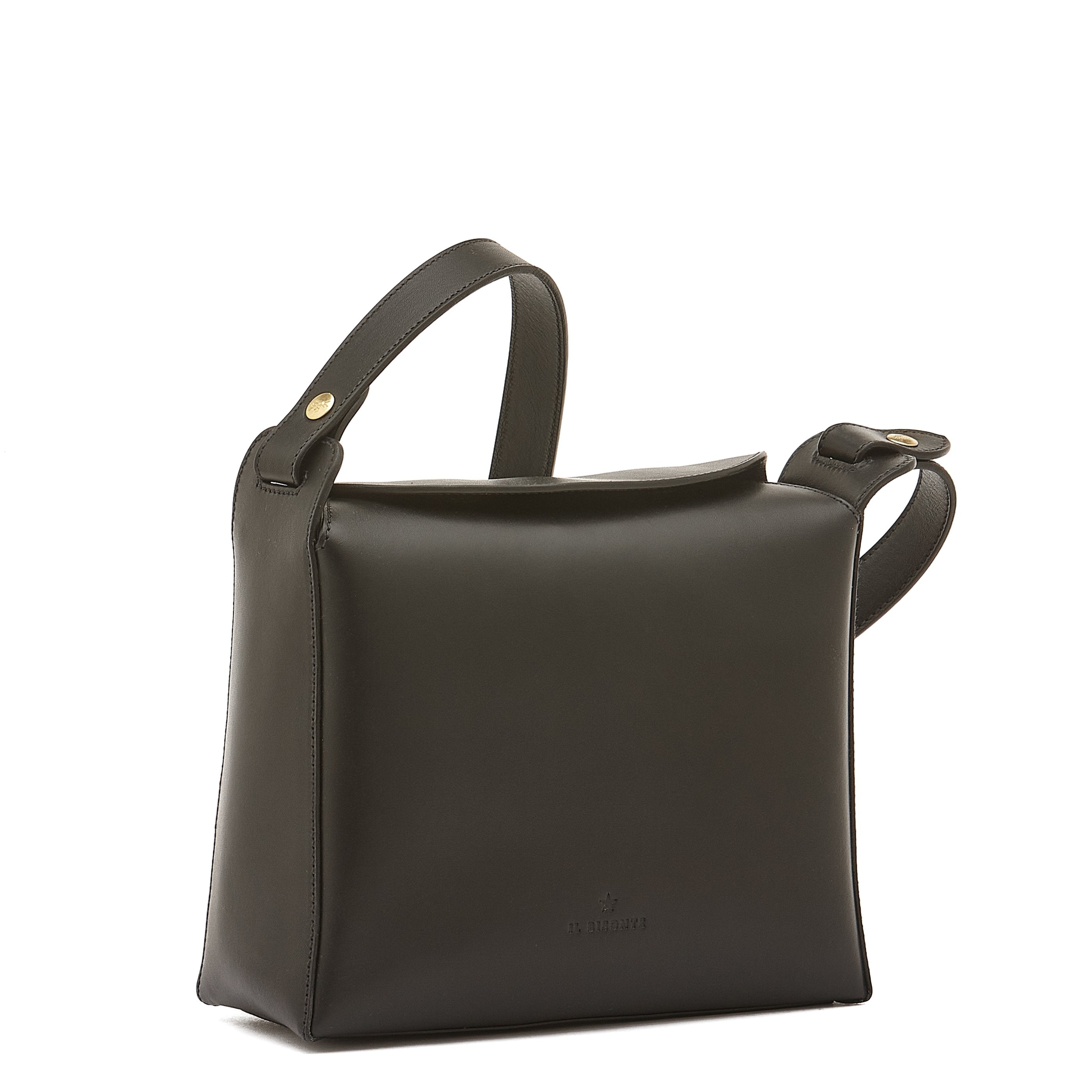 Maggio | Women's shoulder bag in leather color black