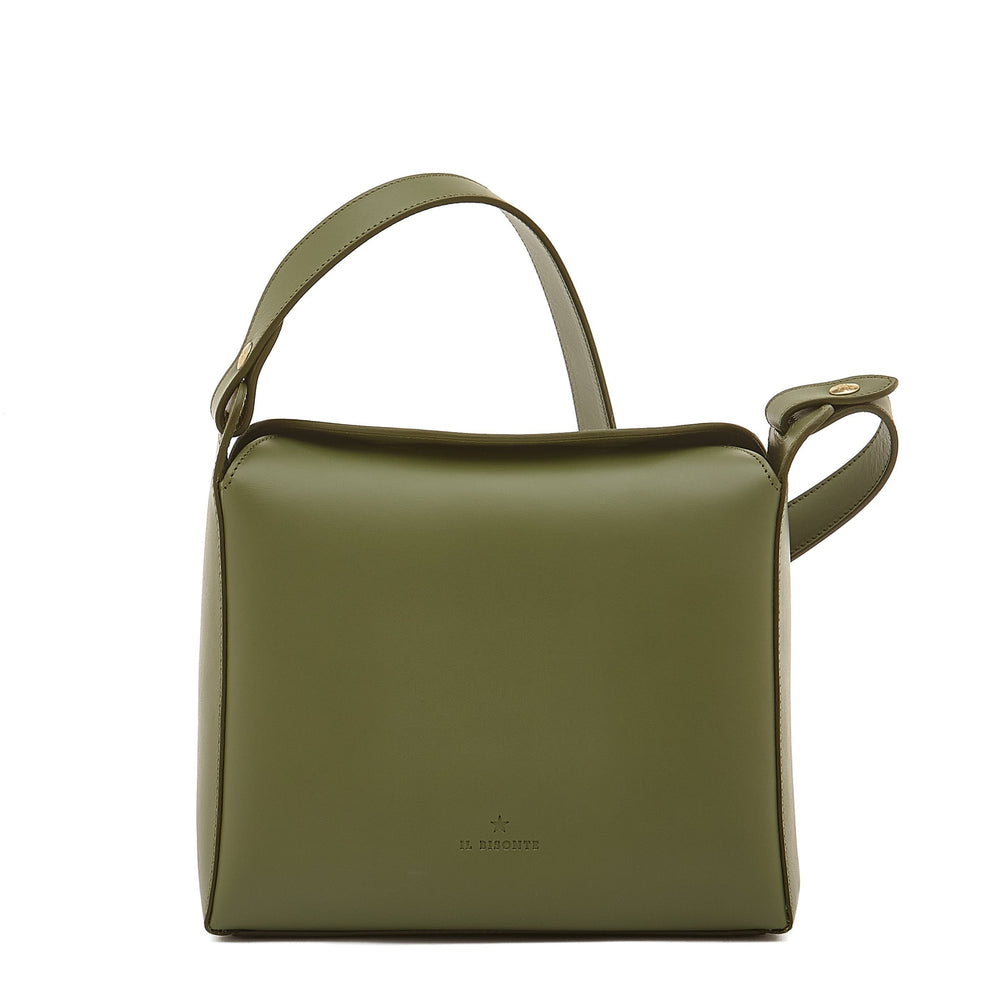 Maggio | Women's shoulder bag in leather color cypress