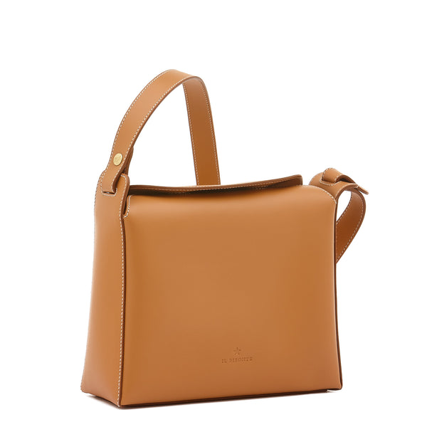 Maggio | Sac epaule pour femme en cuir couleur naturel