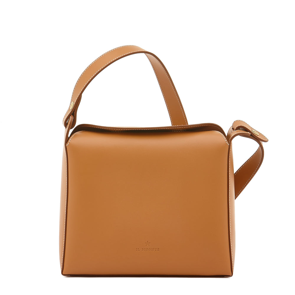 Maggio | Women's shoulder bag in leather color natural