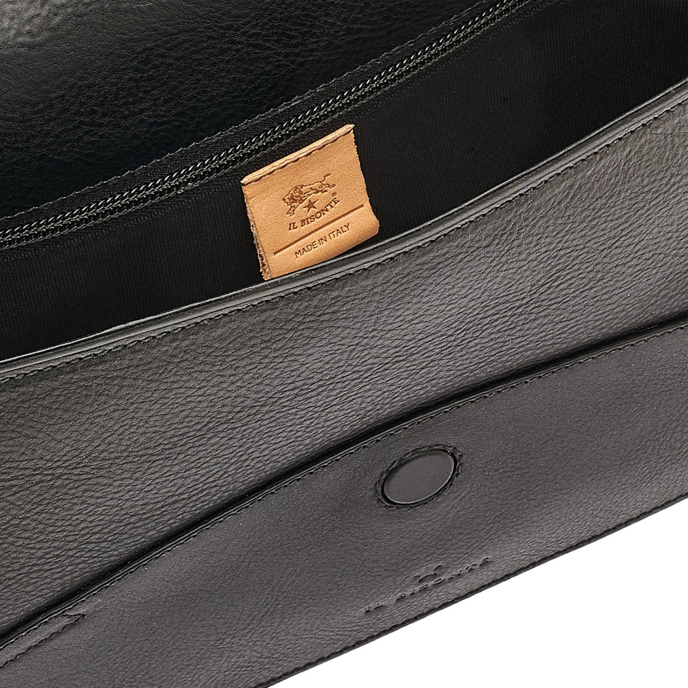 Esperia | Women's shoulder bag in leather color black