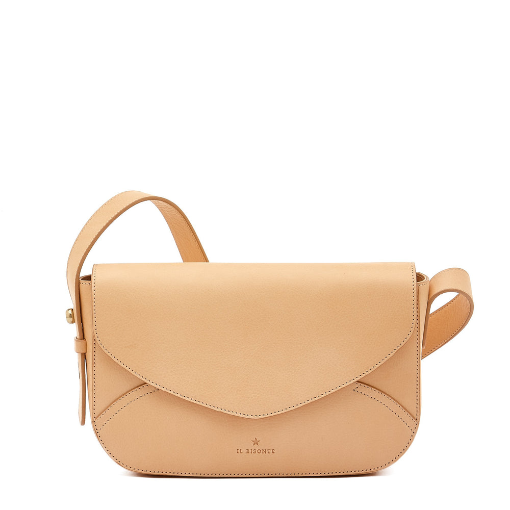 Esperia | Women's shoulder bag in leather color natural