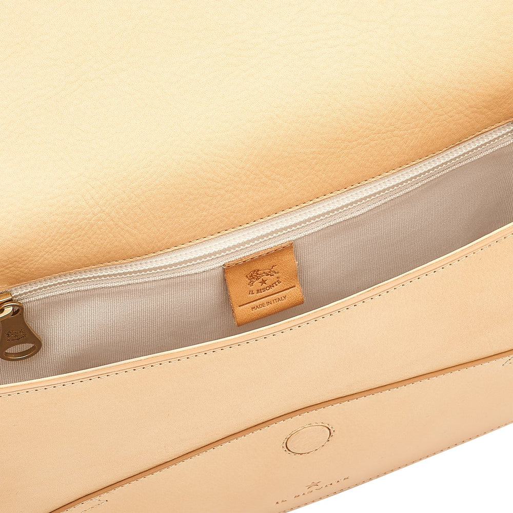 Esperia | Women's shoulder bag in leather color natural