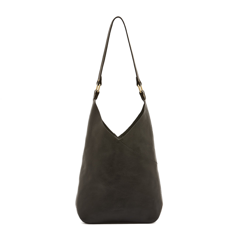 Malibu | Sac epaule pour femme en cuir couleur noir