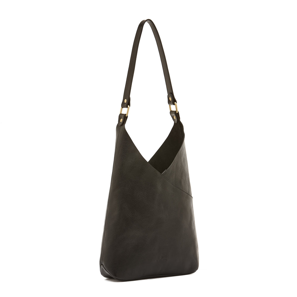 Malibu | Sac epaule pour femme en cuir couleur noir