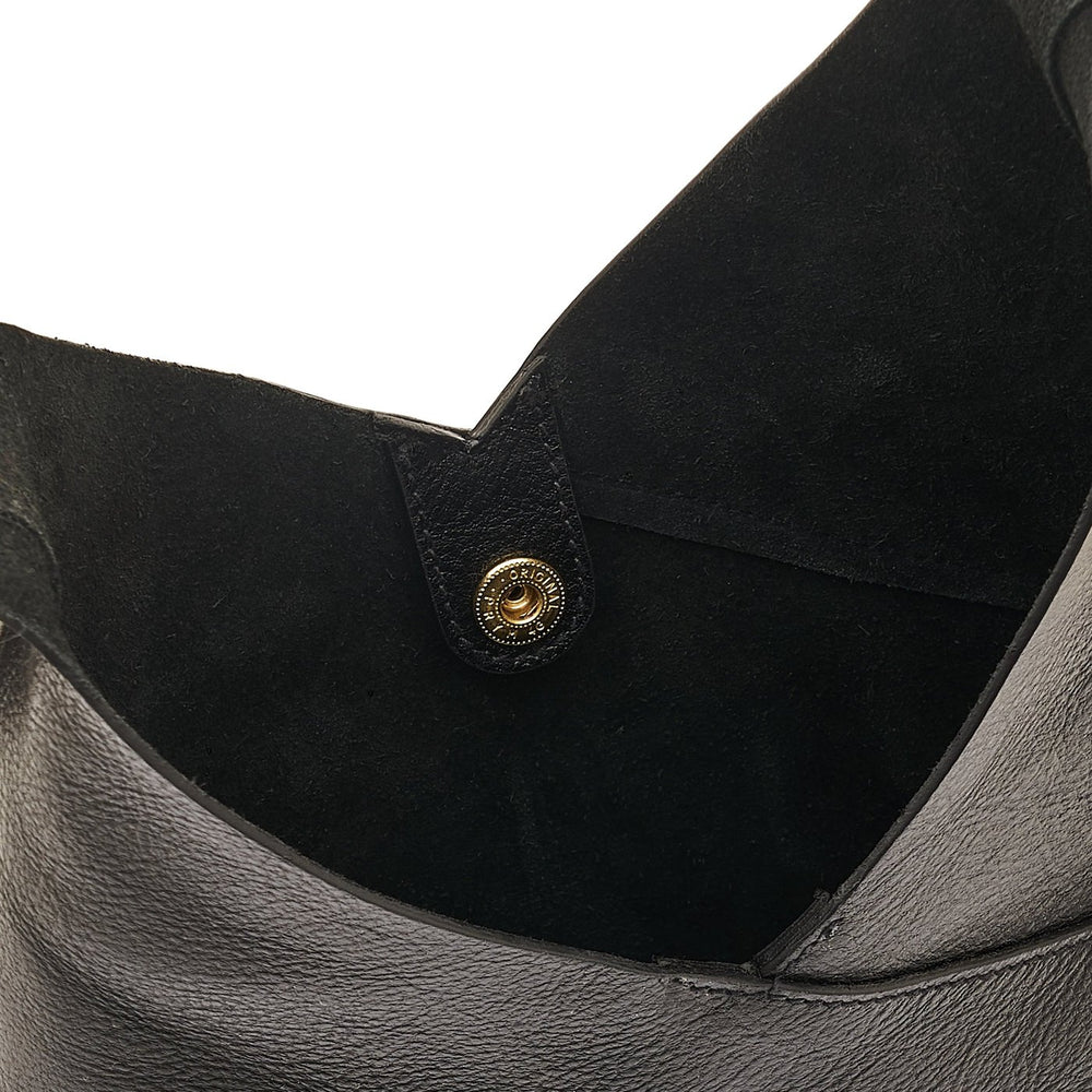 Malibu | Sac epaule pour femme en cuir couleur noir