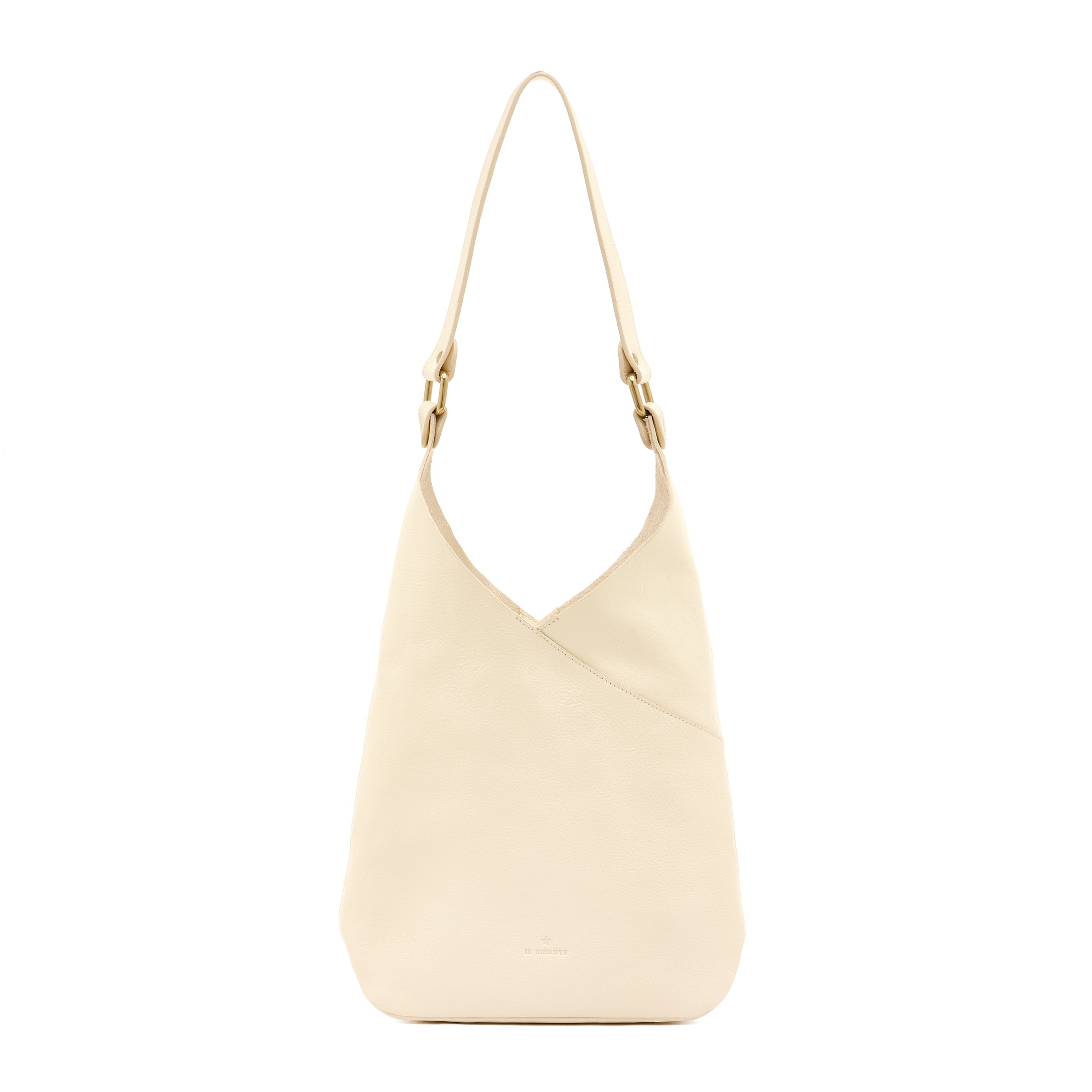 Malibu | Women's shoulder bag in leather color milk