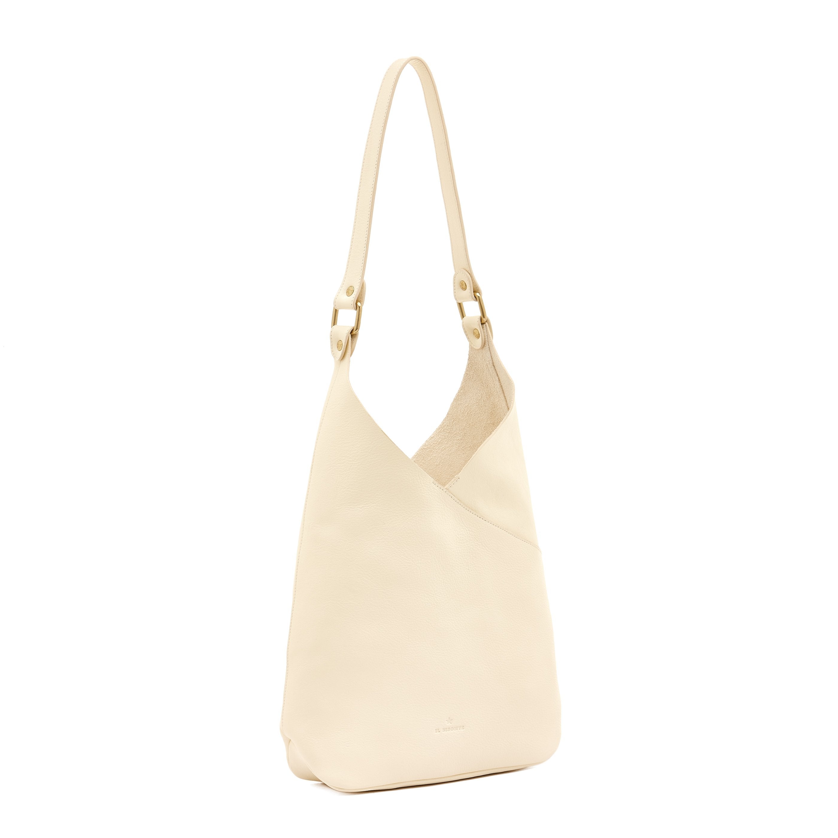 Malibu | Women's shoulder bag in leather color milk