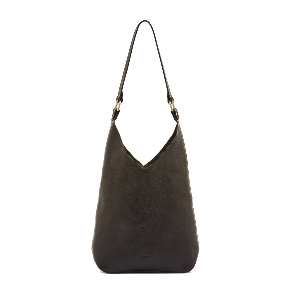 Malibu | Sac epaule pour femme en cuir couleur noir