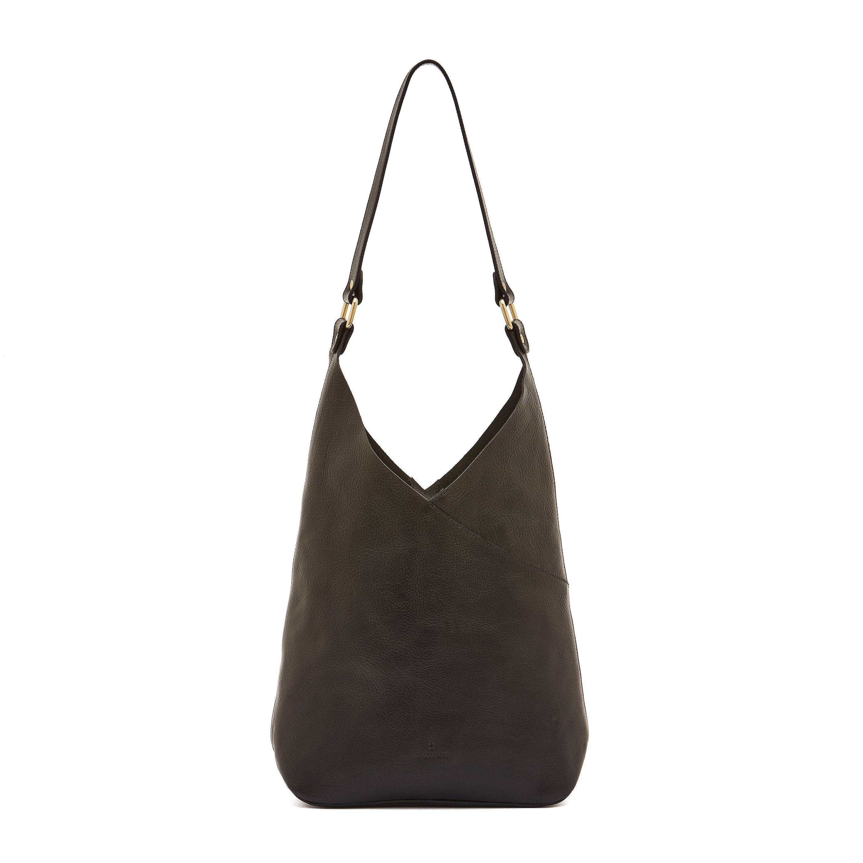 Malibu | Sac epaule pour femme en cuir couleur noir