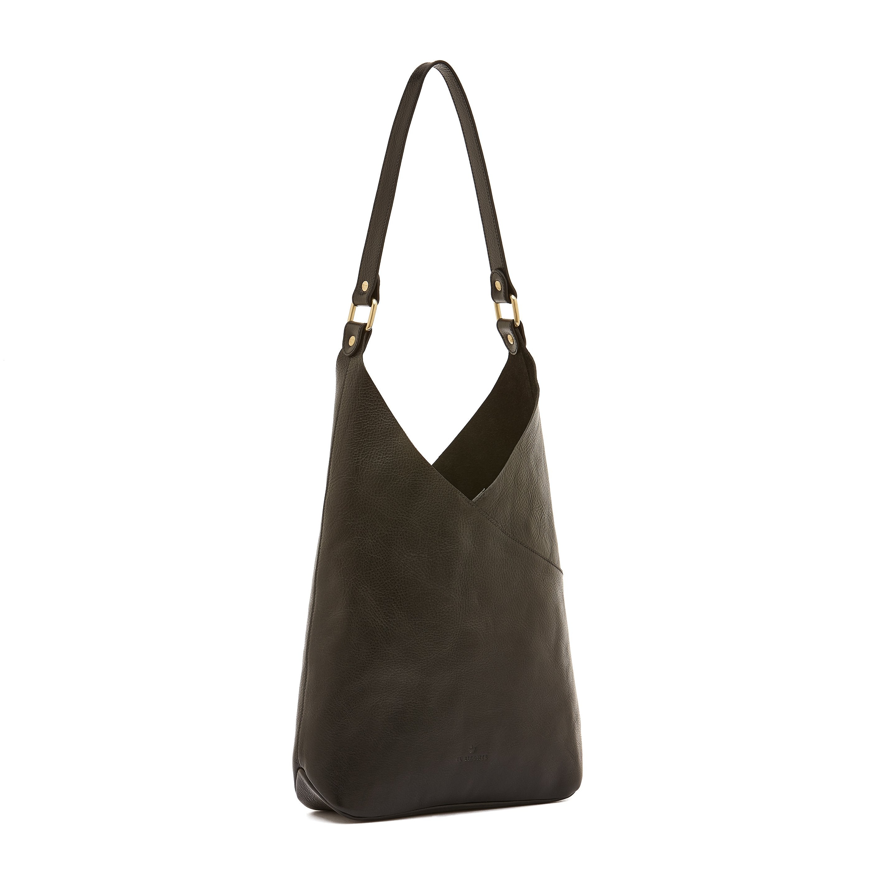 Malibu | Sac epaule pour femme en cuir couleur noir