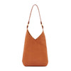 Malibu | Women's shoulder bag in leather color caramel
