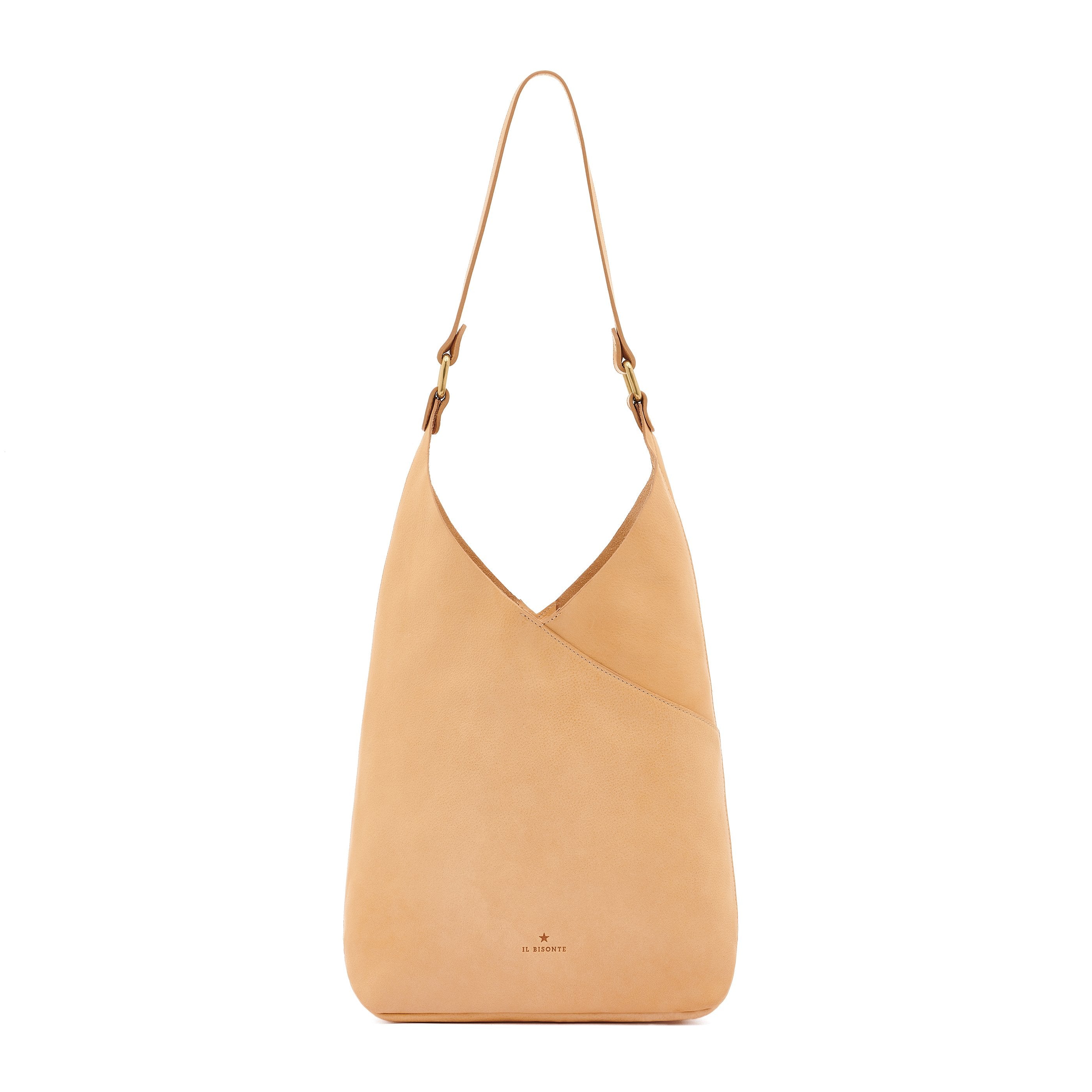 Malibu | Borsa a spalla da donna in pelle colore naturale