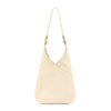 Malibu | Women's shoulder bag in leather color milk