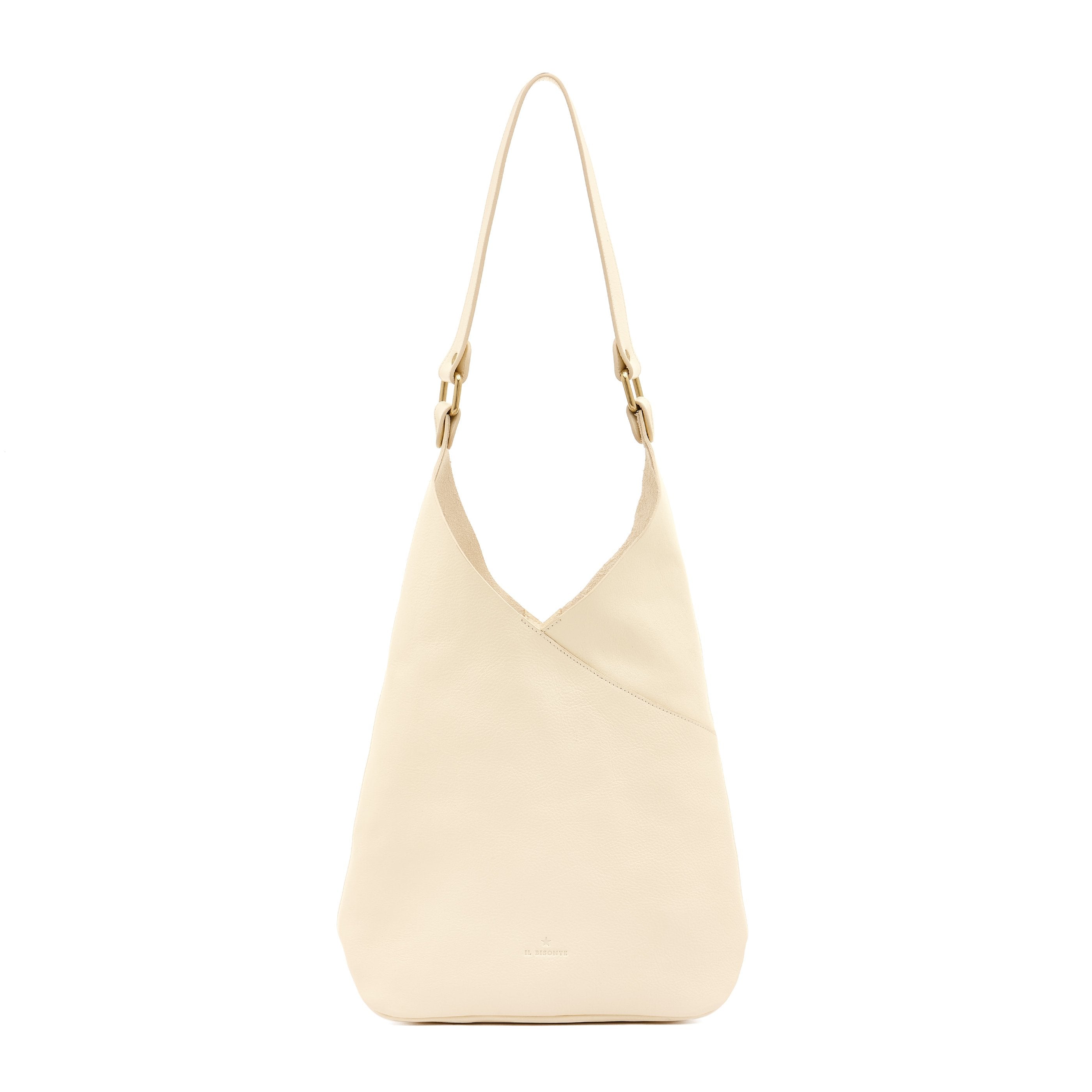 Malibu | Women's shoulder bag in leather color milk