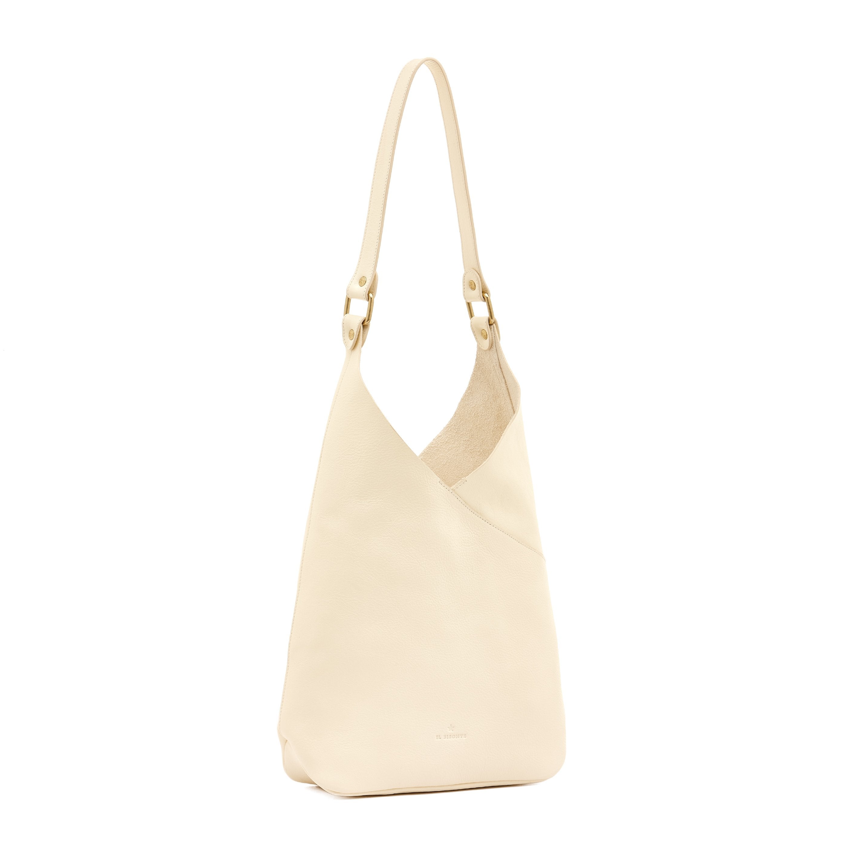 Malibu | Women's shoulder bag in leather color milk