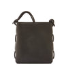 Snodo | Women's shoulder bag in vintage leather color black