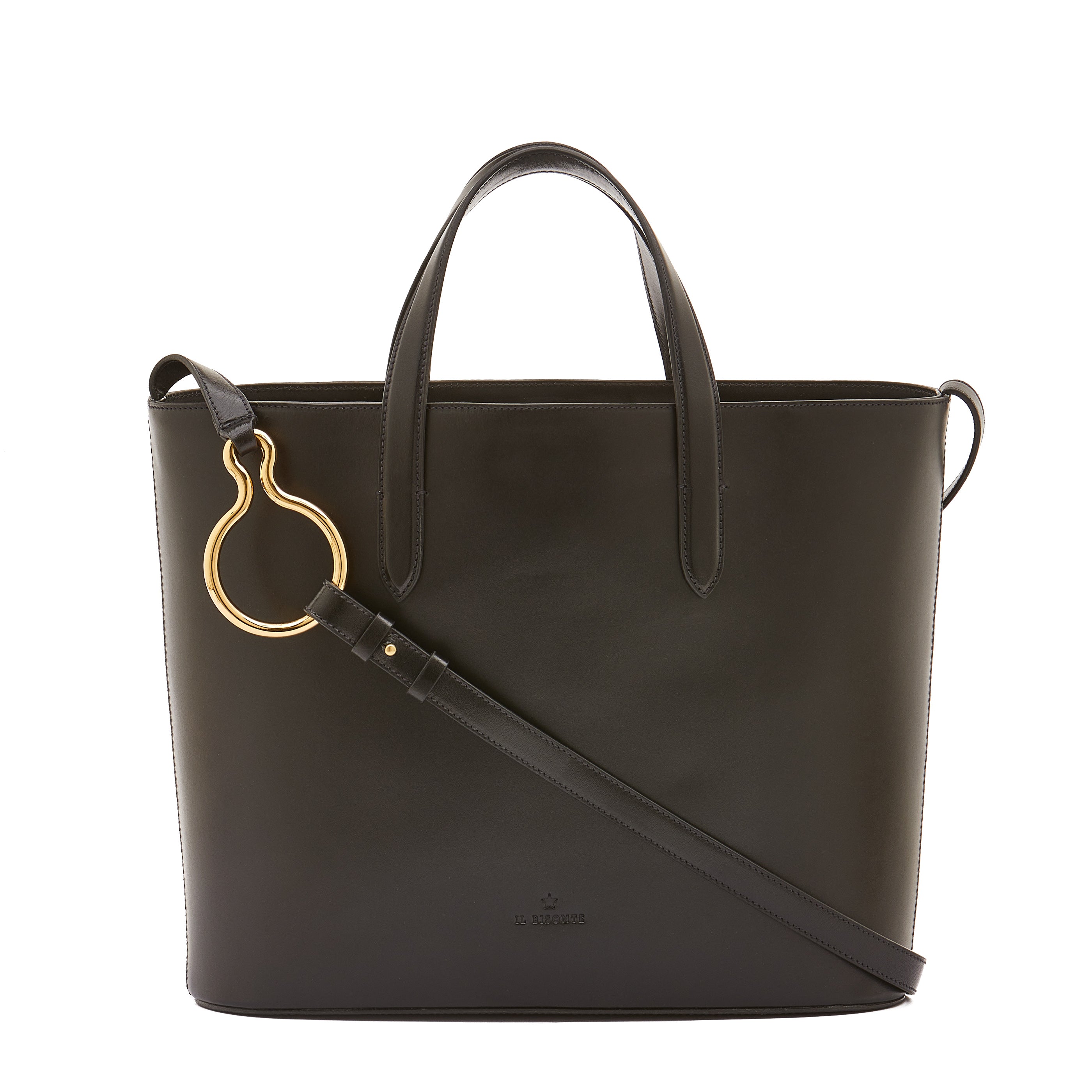 Consuelo | Women's shoulder bag in leather color black