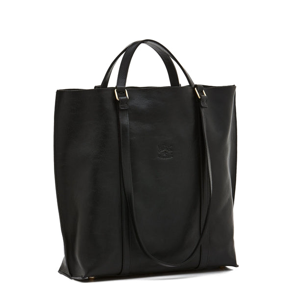 Women's handbag in leather color black