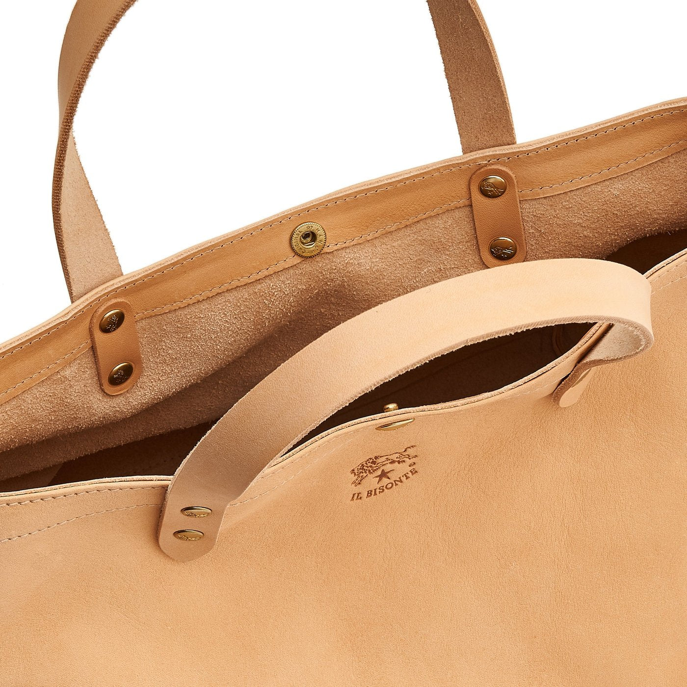 Cassiopea | Women's handbag in leather color natural