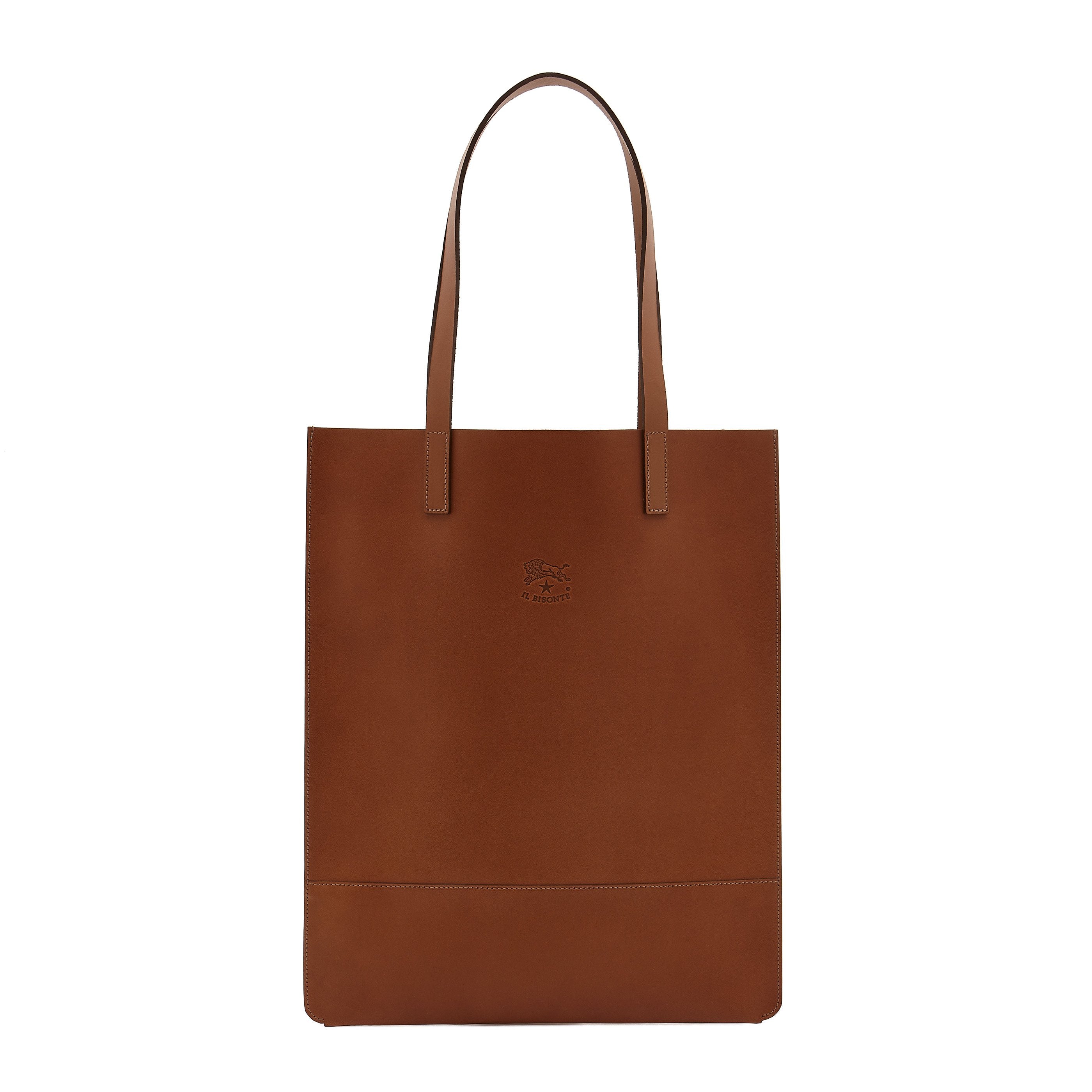 Cassiopea | Women's tote bag in leather color chocolate