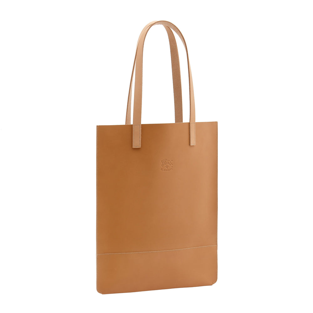 Cassiopea | Women's tote bag in leather color natural