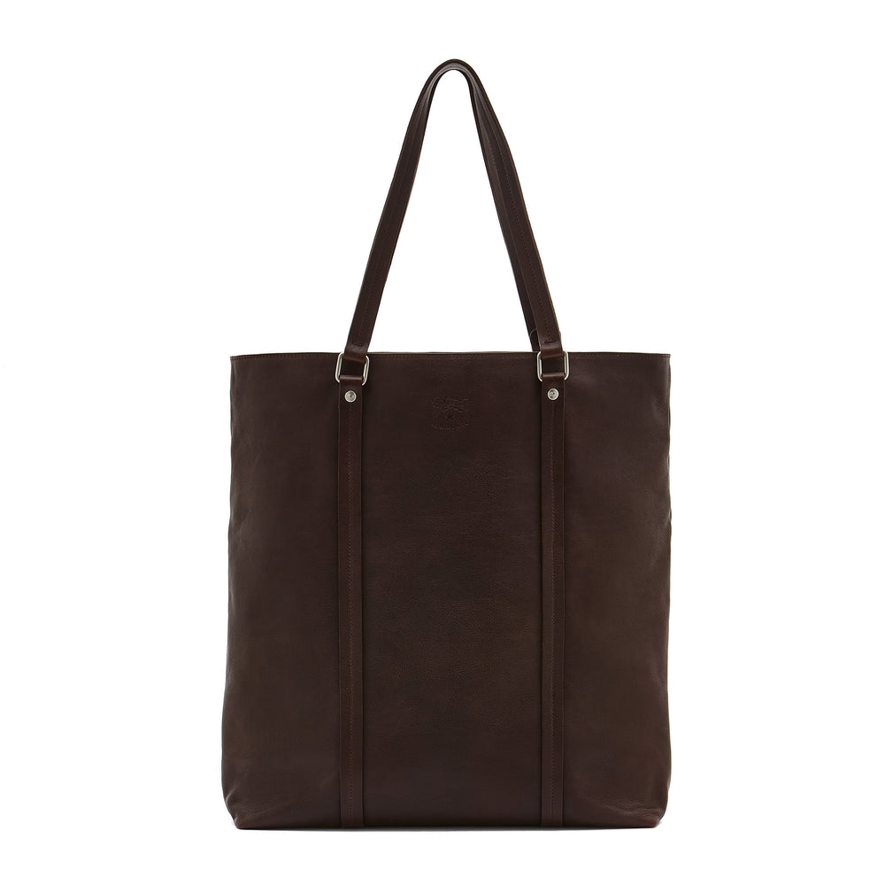 Trebbio | Sac fourre-tout pour homme en cuir vintage couleur cafè
