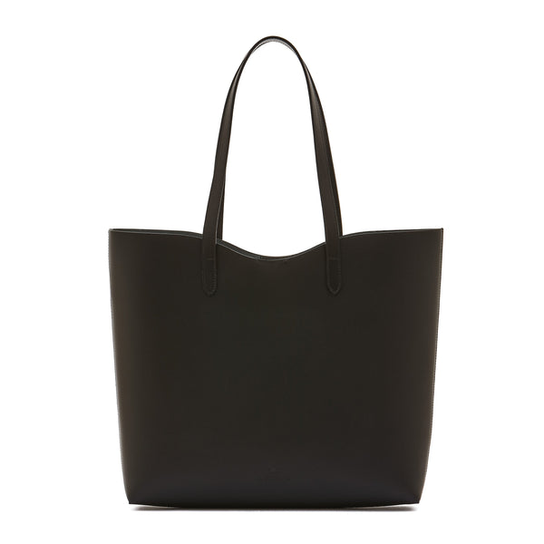 Roseto | Women's tote bag in leather color black