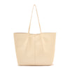 Nina | Sac fourre-tout pour femme en cuir couleur lait