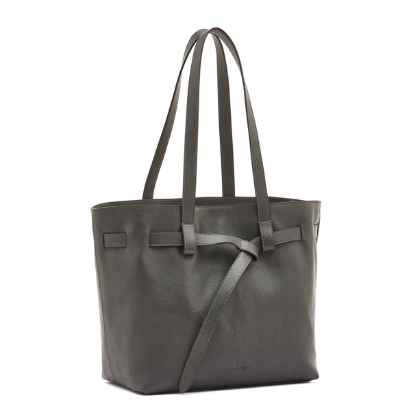 Elisa | Sac fourre-tout pour femme en cuir couleur grafite