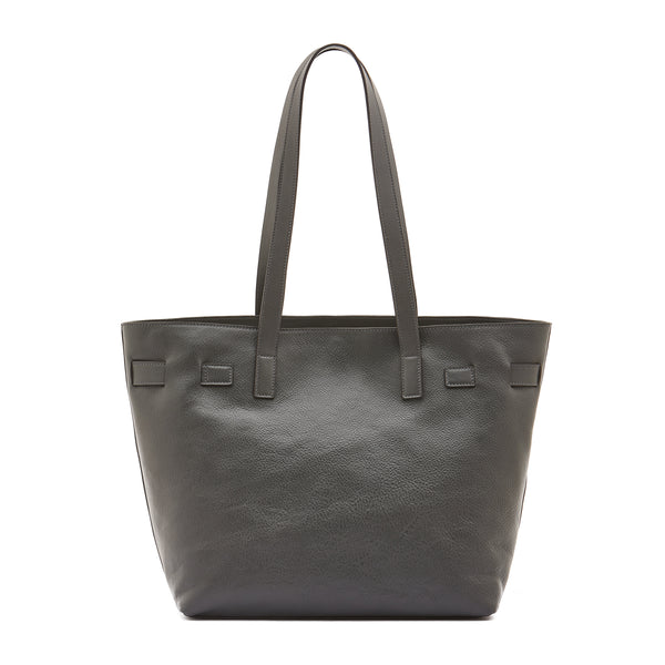 Elisa | Sac fourre-tout pour femme en cuir couleur grafite