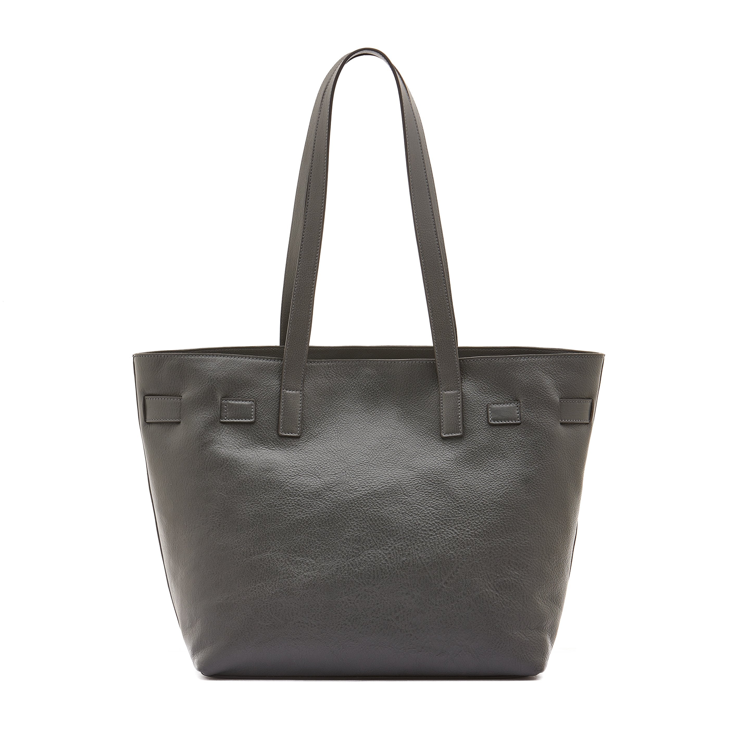 Elisa | Shopping da donna in pelle colore grafite