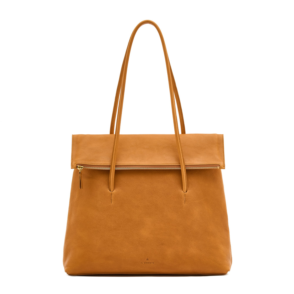 Anna | Women's tote bag in vintage leather color natural