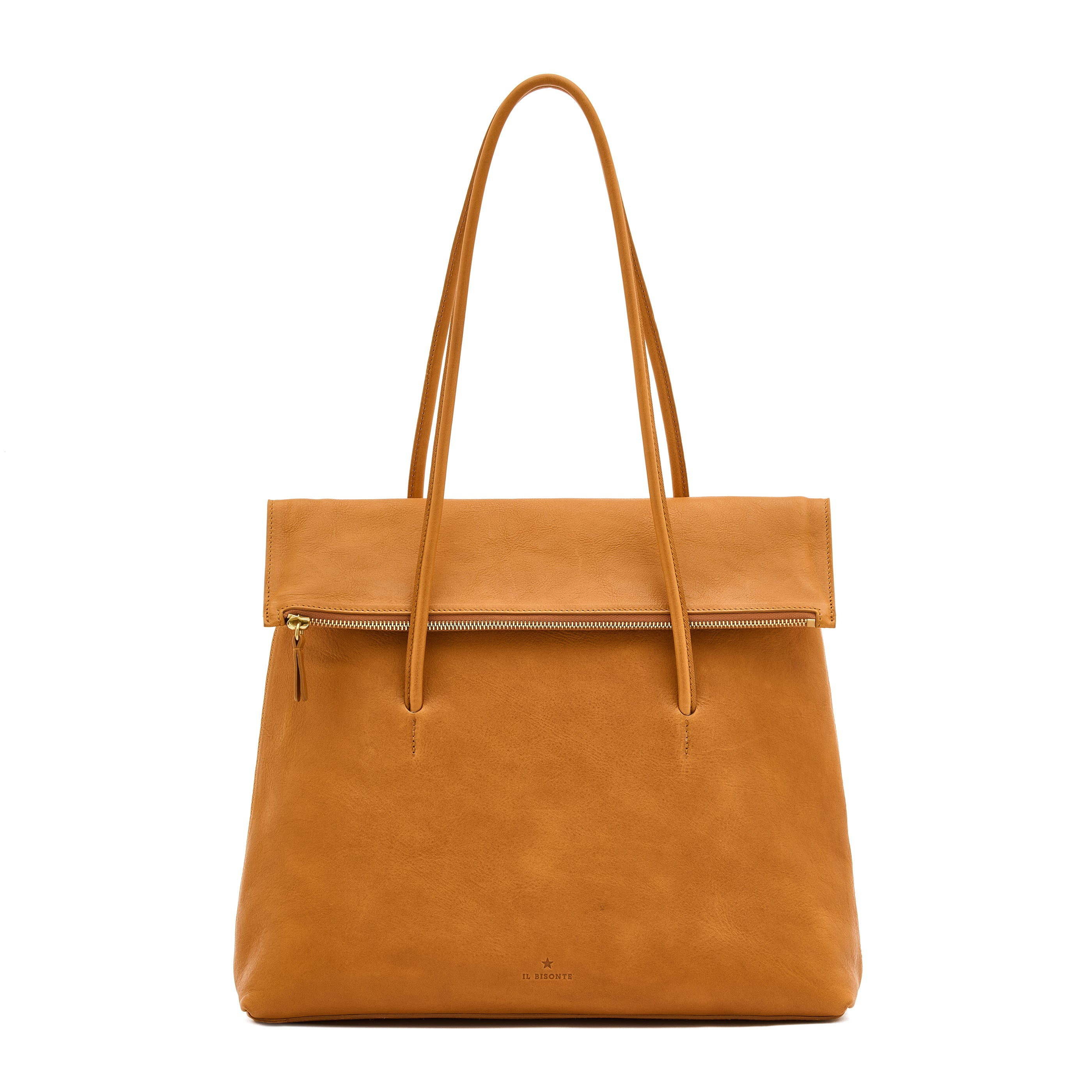 Anna | Women's tote bag in vintage leather color natural