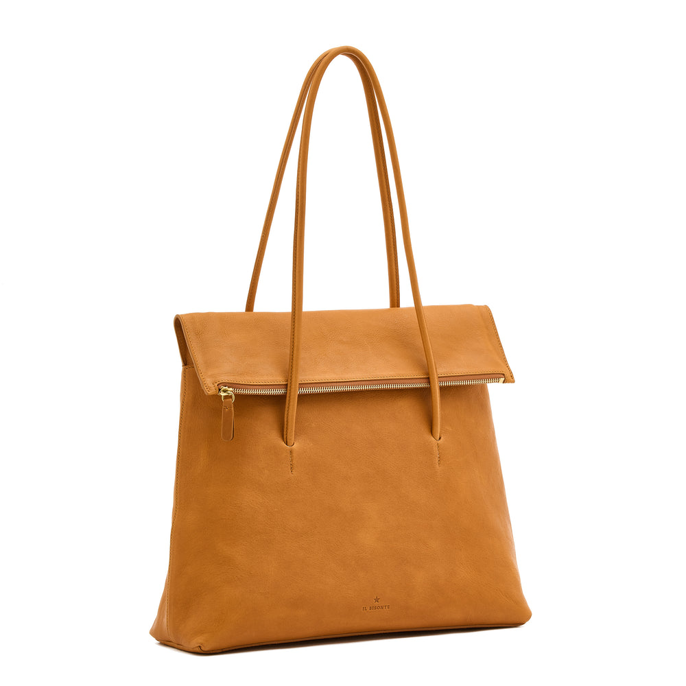 Anna | Women's tote bag in vintage leather color natural