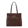 Anna | Sac fourre-tout pour femme en cuir vintage couleur cafè