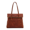 Anna | Sac fourre-tout pour femme en cuir vintage couleur sépia