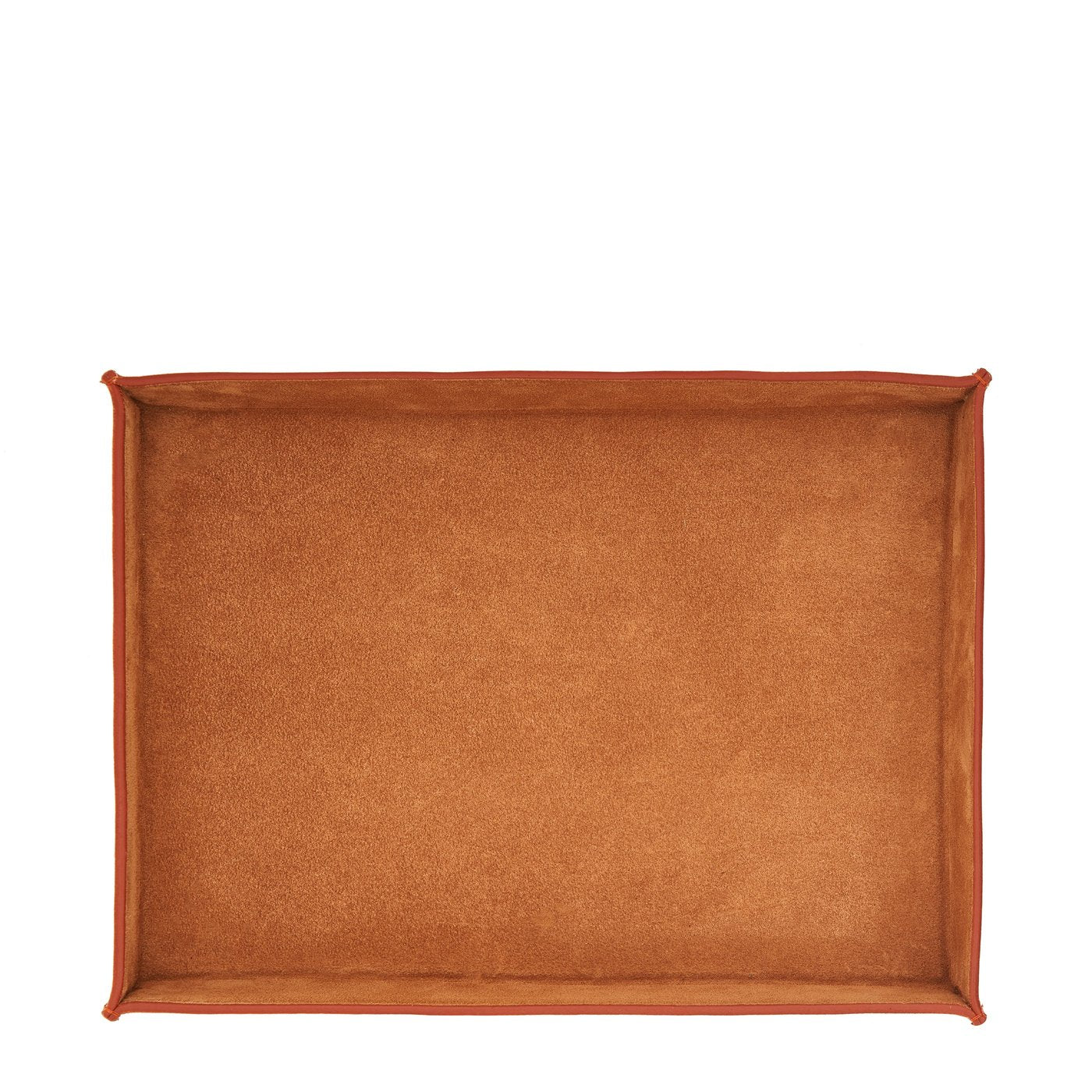 Home | Valet tray in leather color caramel