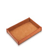 Home | Valet tray in leather color caramel