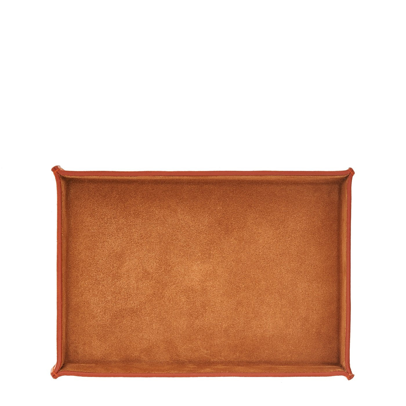 Home | Valet tray in leather color caramel