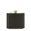 Home | Hip flask in leather color black