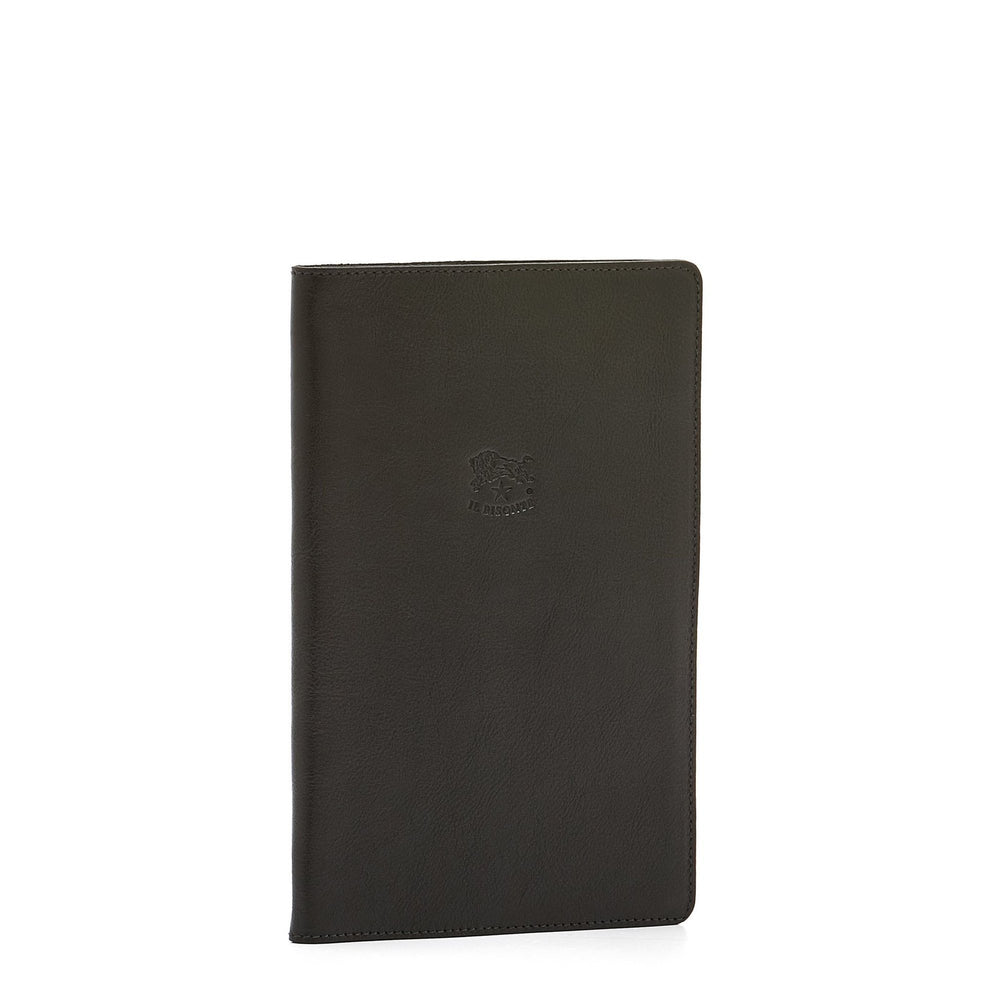 Cahier en cuir couleur noir